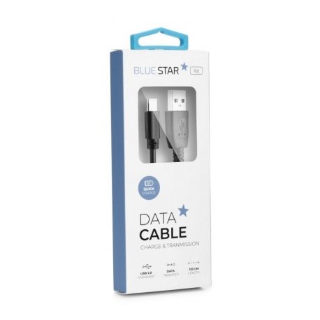 Cablu Date & Incarcare Tip C (Negru) Blue Star Lite