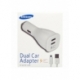 Incarcator Auto Original Fast Charge SAMSUNG LN920 + Cablu (Alb) Blister