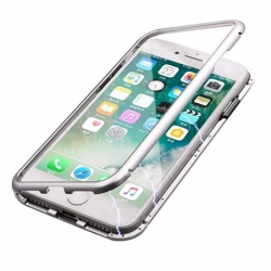Husa APPLE iPhone 7 \ 8 - 360 Grade Magnetic (Argintiu)