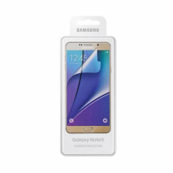 Folie de Protectie Full Cover Originala SAMSUNG Galaxy Note 5 (Transparent) - 2 buc.