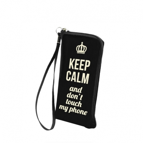 Husa Universala 5.5" (Keep Calm and Don't Touch My Phone)