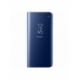 Husa SAMSUNG Galaxy J4 Plus 2018 - Flip Wallet Clear (Bleumarin) Blister