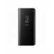 Husa SAMSUNG Galaxy S9 - Flip Wallet Clear (Negru) Blister
