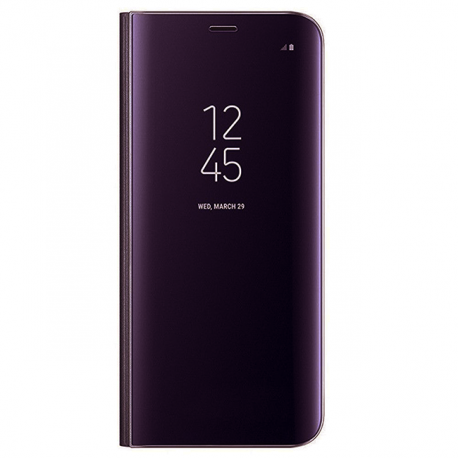 Husa SAMSUNG Galaxy S9 - Flip Wallet Clear (Violet) Blister