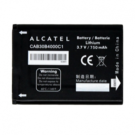 Acumulator Original ALCATEL OT-255 / OT-600A / OT-383A / OT-2016 (750 mAh) CAB30B4000C1