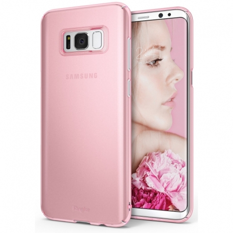 Husa SAMSUNG Galaxy S8 - Ringke Slim (Roz-Auriu)