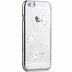 Husa APPLE iPhone 7 \ 8 - Comma Crystal Flora (Argintiu)