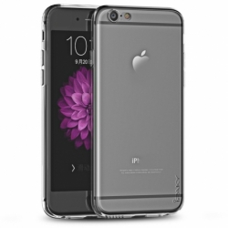Husa APPLE iPhone 6\6S + Folie Siliconata Full Face (Transparent) Ipaky Effort