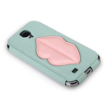 Husa SAMSUNG Galaxy S4 - Monroe Pearl Kiss (Roz/Menta)