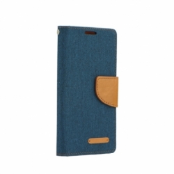 Husa SAMSUNG Galaxy J1 - Canvas Book (Bleumarin)