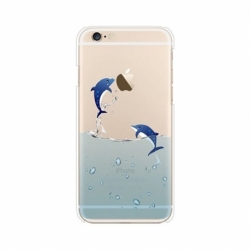 Husa APPLE iPhone 4/4S - Trendy Delfin
