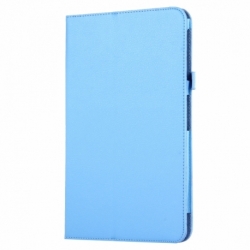 Husa SAMSUNG Galaxy Tab A (10.1") 2016 T580 / T585 - Litchi Piele (Albastru)