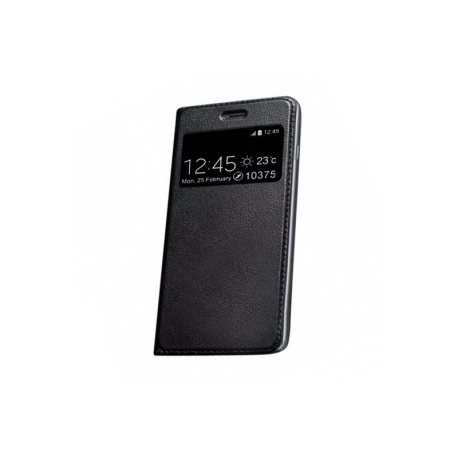 Husa MOTOROLA Moto E4 Plus - Smart Look Piele (Negru)