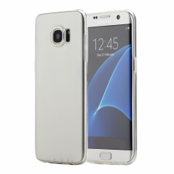 Set Husa SAMSUNG Galaxy S7 Edge + Folie Siliconata Full Face (Transparent) Ipaky Effort