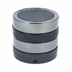 Boxa Portabila Bluetooth (Negru/Argintiu) BL-18