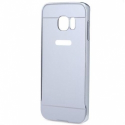 Husa SAMSUNG Galaxy S6 Edge - Mirror Metal (Argintiu)