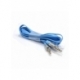 Cablu Plat Jack - Jack 3.5mm AUX (Albastru) 3 Metri