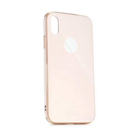 Husa APPLE iPhone 7 \ 8 - Glass Premium (Auriu) FORCELL
