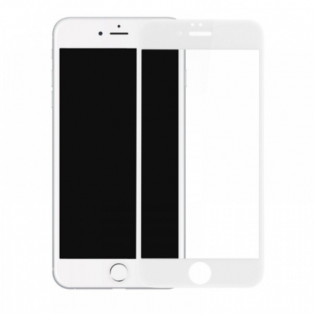 Folie de Sticla 9D Full Glue APPLE iPhone 6 / 6S (Alb) Smart Glass BULK