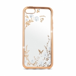 Husa APPLE iPhone 4/4S -  Beeyo Secret Garden (Auriu)