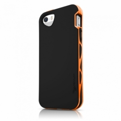 Husa APPLE iPhone 5/5S/SE - IT Skins (Negru&Portocaliu)