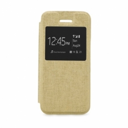 Husa SAMSUNG Galaxy S4 - S-View (Auriu)