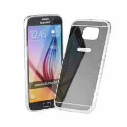 Husa SAMSUNG Galaxy S6 Edge - Mirro (Negru)