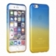 Husa APPLE iPhone 5/5S/SE - Ombre (Albastru&Auriu)