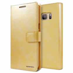 Husa SAMSUNG Galaxy S7 Edge - Bluemoon Diary (Auriu)