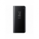 Husa SAMSUNG Galaxy A51 - Flip Wallet Clear (Negru) BLISTER