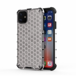 Husa APPLE iPhone 11 - Gel TPU Honeycomb Armor (Transparent)