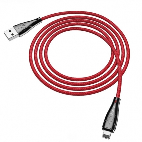 Cablu Date & Incarcare Textil Magnetic APPLE Lightning (Rosu) HOCO U75