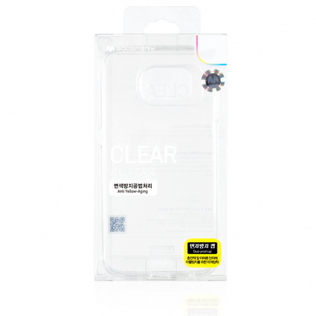 Husa APPLE iPhone 7 / 8 - Jelly Clear (Transparent) Anti-Ingalbenire