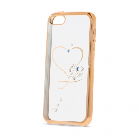 Husa APPLE iPhone SE 2 (2020) - Beeyo Heart (Auriu)