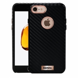 Husa APPLE iPhone SE 2 (2020) - REMAX Carbon (Negru)