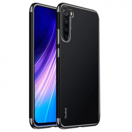 Husa Xiaomi Redmi Note 8 - Plating Soft (Negru)