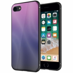 Husa APPLE iPhone 7 \ 8 - Ombre Glass (Roz)