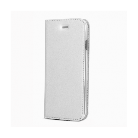 Husa SAMSUNG Galaxy S8 - Magnet Piele (Argintiu)