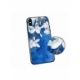 Husa XIAOMI Redmi Note 8 Pro - Flowers 3D (Albastru)