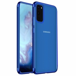 Husa SAMSUNG Galaxy S20 - Plating Soft (Albastru)