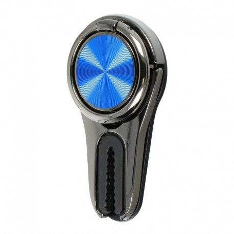 Suport Auto Universal Ventilatie Cu Inel Metalic (Albastru)