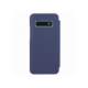 Husa SAMSUNG Galaxy S10 - Flip Wallet Clear Stripes (Albastru) Blister