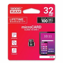 Card MicroSD 32GB (Clasa 10) GoodRam