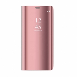 Husa SAMSUNG Galaxy A71 - Flip Wallet Clear (Roz) Blister