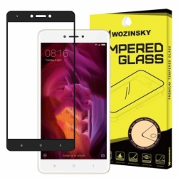 Folie de Sticla 5D Full Glue XIAOMI Redmi Note 4 / Note 4X (Negru) Case Friendly Wozinsky