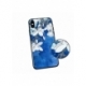 Husa SAMSUNG Galaxy A10 - Flowers 3D (Albastru)