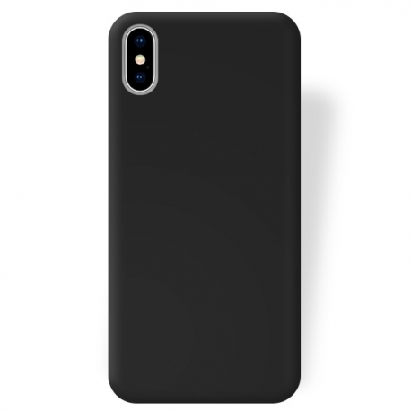 Husa APPLE iPhone X \ XS - Silicone Cover (Negru) Blister