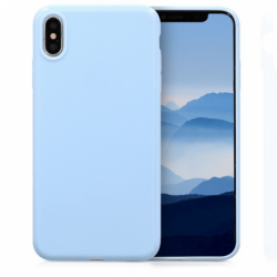 Husa APPLE iPhone X \ XS - Silicone Cover (Albastru) Blister