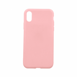 Husa APPLE iPhone X \ XS - Silicone Cover (Roz) Blister