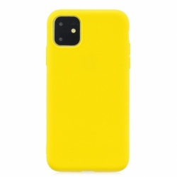 Husa HUAWEI Y6p - Silicone Cover (Galben Neon) Blister